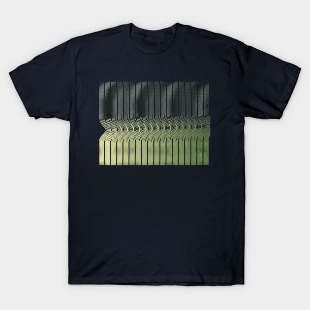 Minimal Garden green abstract modern T-Shirt by carolsalazar